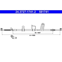 LINKA HAMULCA POSTOJOWEGO PBC049634AT