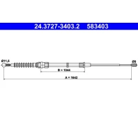 LINKA HAMULCA POSTOJOWEGO PBC107420AT