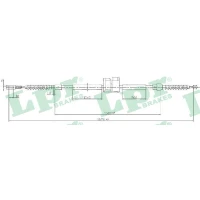 LINKA HAMULCA POSTOJOWEGO PBC457500LPR