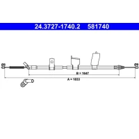 LINKA HAMULCA POSTOJOWEGO PBC478143AT