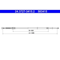 LINKA HAMULCA POSTOJOWEGO PBC503768AT