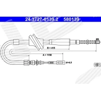 LINKA HAMULCA POSTOJOWEGO PBC505654AT