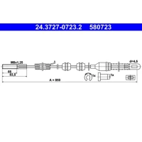 LINKA HAMULCA POSTOJOWEGO PBC580119AT