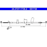 LINKA HAMULCA POSTOJOWEGO PBC594029AT
