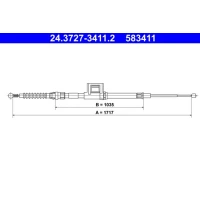 LINKA HAMULCA POSTOJOWEGO PBC899798AT