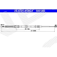 LINKA HAMULCA POSTOJOWEGO PBC929859AT