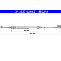 LINKA HAMULCA POSTOJOWEGO PBC956239AT
