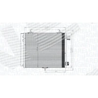 CHŁODNICA KLIMATYZACJI RC052251MM