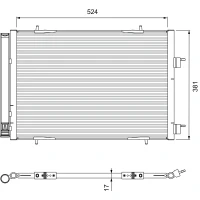 CHŁODNICA KLIMATYZACJI RC136753VA