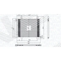 CHŁODNICA KLIMATYZACJI RC343487MM