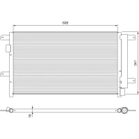 CHŁODNICA KLIMATYZACJI RC458000VA