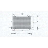 CHŁODNICA KLIMATYZACJI RC875242MM