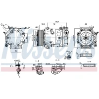 SPRĘŻARKA KLIMATYZACJI RCC049452NS