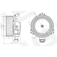 WENTYLATOR NAGRZEWNICY RPV298213NF