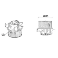 WENTYLATOR NAGRZEWNICY RPV388584MH