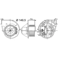 WENTYLATOR NAGRZEWNICY RPV801971MH