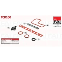 KOMPLET  ŁAŃCUCHA ROZRZĄDU TCK421895FA